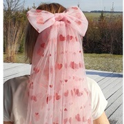 Heart Patterned Wedding Veil