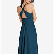 Crisscross Back Bridesmaid Dress