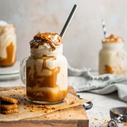 Banana Biscoff Blended Coffee