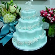 Petal Shape Wedding Cake