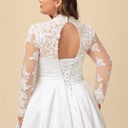 Keyhole Back Combined With Lacing