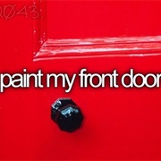 Paint My Front Door Red