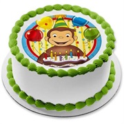 Curious George Theme Cake