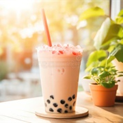 Hakuto Boba Tea With Huckleberry Boba