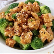 Sesame Tofu and Broccoli