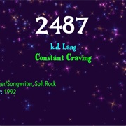 #7452 Constant Craving by K.D. Lang
