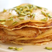 Cinnamon, Cardamom, and Orange Blossom Pancakes