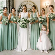Sage Green Bridesmaids
