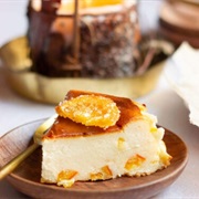 Orange Basque Cheesecake