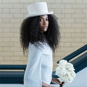 Top Hat on Bride