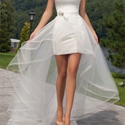 Sheer, Detachable Overskirt