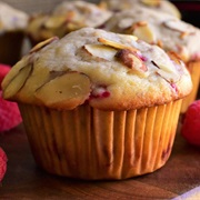 Raspberry Almond Muffins