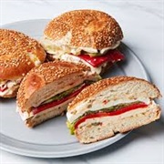 Vegetarian Muffuletta Sandwich