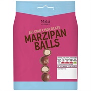 Belgian Chocolate Marzipan Balls