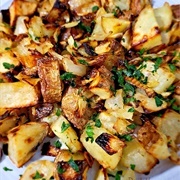 Air Fryer Potatoes and Onions