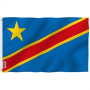 Flag of the Democratic Republic of the Congo