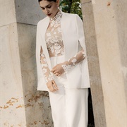 Cape Blazer With Wedding Suit