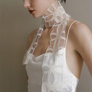 Beaded Neck Scarf for Bride