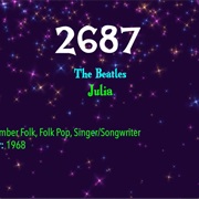 #8039 Julia by the Beatles