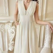 Pleated Top and Bottom With Smooth Waistband