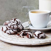 Chocolate Fudge Crinkle Biscuits