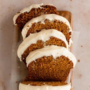 Pumpkin Bread With Cheesecake Topping