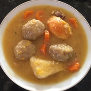 Bajan Chicken & Dumpling (Saturday) Soup, Barbados