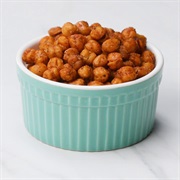 Chili Crispy Roasted Chickpeas