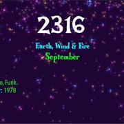 #7932 September by Earth, Wind & Fire