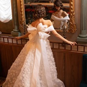 Multi-Layer Bow (Like Gift Bow) on Dress