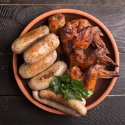 Wings With Weißwurst