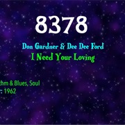 #9580 I Need Your Loving by Don Gardner & Dee Dee Ford
