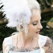 Face Piercing Studs With Wedding Dress