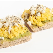 Multigrain Bread With Scrambled Eggs