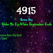 #8648 Wake Me Up When September Ends by Green Day