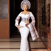 Aso-Oke Wedding Dress