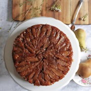 Caramelized Pear Upside-Down Cake