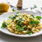 Chickpea Parsley Pasta