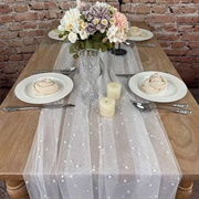 Textured/Studded Fabric Table Runner
