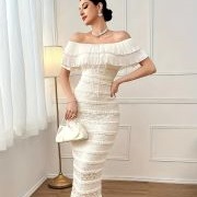 Off-Shoulder Collar, Double Ruffle