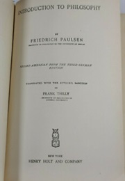 Introduction to Philosophy (Paulsen)