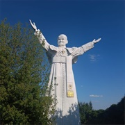 Giant Statue Pope John Paul II, Czestochowa, Poland