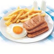 Spam, Egg & Chips