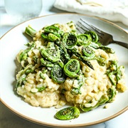 Fiddlehead Risotto