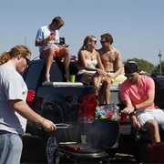Grill at a Tailgate Party