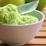 Apple and Basil Sorbet