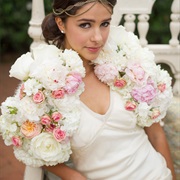 Shrug Made of Flowers