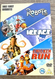 Chicken Run 3 Pack DVD (2007)