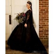Halloween Theme Wedding Dress