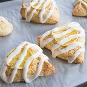 Iced Meyer Lemon Scone